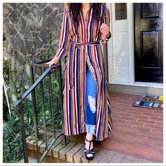 Boho Chic Gorgeous open Shirt duster Dress - Picture 10 of 13